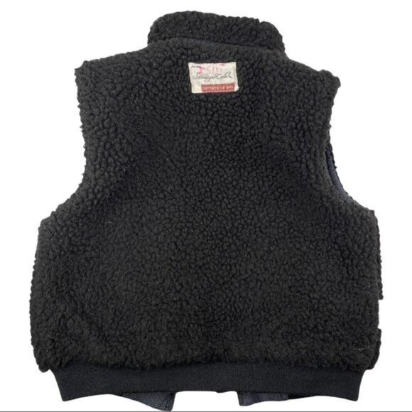 Sovereign Code Toddler Holloran Vest Navy Checked Black Trim Size 24M - Picture 9 of 12